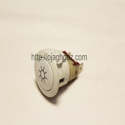 کلید لامپ بیضی سفید| دکمه لامپ بیضی |  دکمه لامپ (توقف تولید -عدم موجودی) 